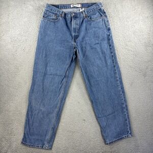 Vintage Levis 560 Jeans Mens 38x30 Blue Denim Pants Loose Comfort Y2K Work Retro